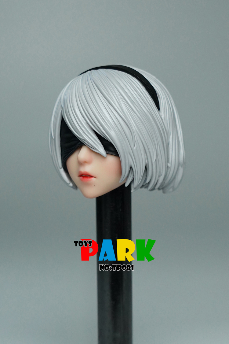 ToysPark - NEW PRODUCT: Toys park: 1/6 2B head carving suitable for PHICEN / TBL white complexion-TP001 # 07352110