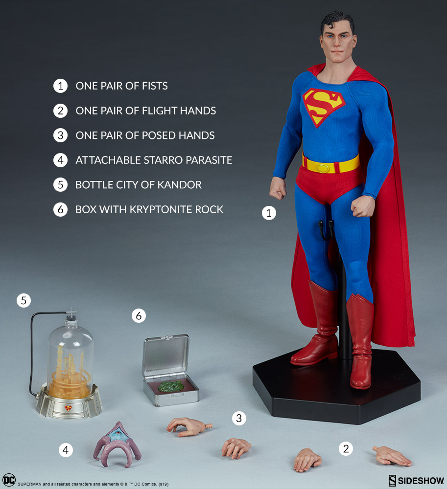 Sideshow - NEW PRODUCT: Sideshow: 1/6 DC Comics - Superman/Superman Movable (#100224) 07590010