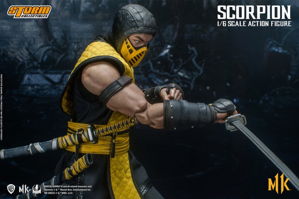 videogame - NEW PRODUCT: Storm Toys: 1/6 "Mortal Kombat" Series - Scorpion/Scorpion Action Figure 07f45c10