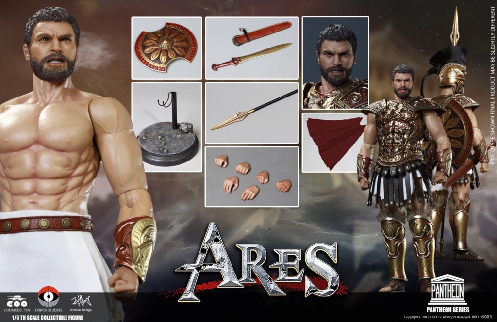 COOModel - NEW PRODUCT: COOMODEL X HOMER: 1/6 Pantheon Series - Ares & Hercules Hercules 08272310