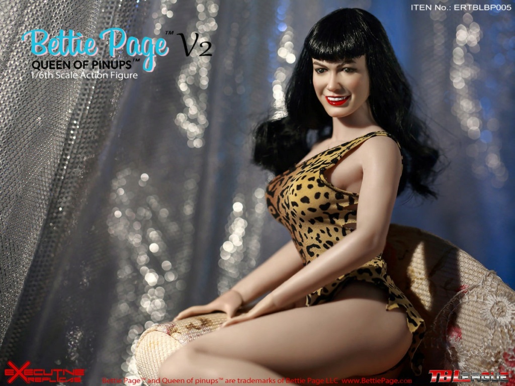 ExecutiveReplicas - NEW PRODUCT: Executive Replicas & TBLeague: 1/6 Queen of Pin-Ups, Betty Page/Bettie Page V2 action figure 08342910