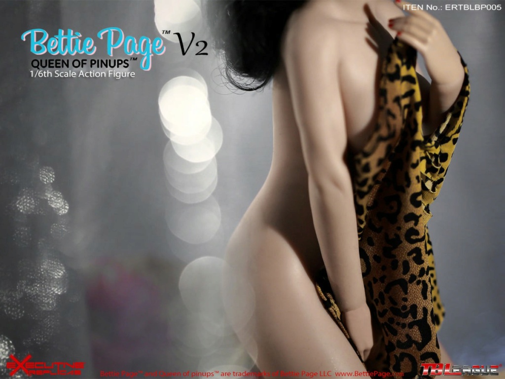 NEW PRODUCT: Executive Replicas & TBLeague: 1/6 Queen of Pin-Ups, Betty Page/Bettie Page V2 action figure 08345310