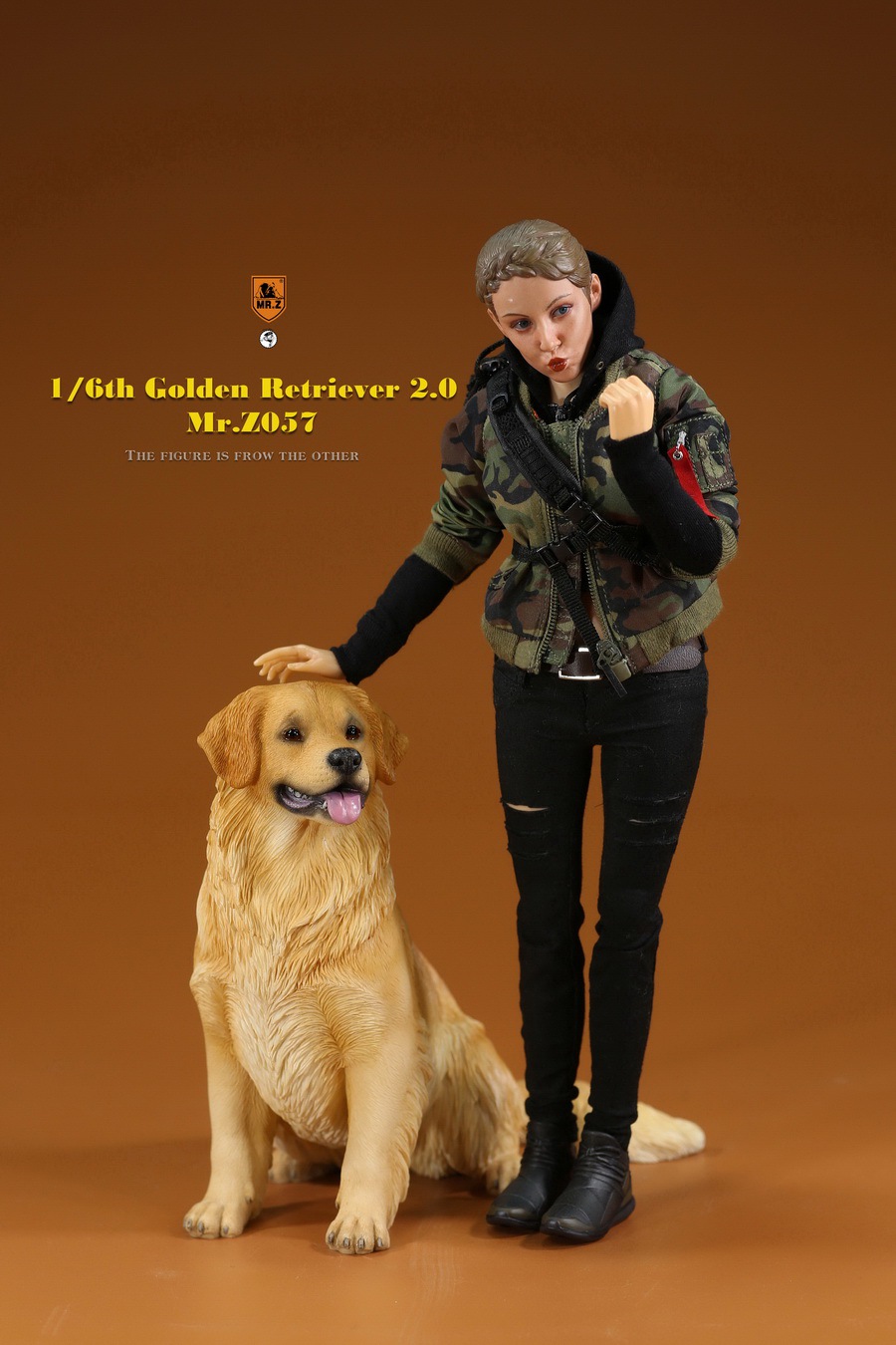 Mr - NEW PRODUCT: MR. Z: 1/6 The 57th round-Golden Retriever 2.0 version 08540711