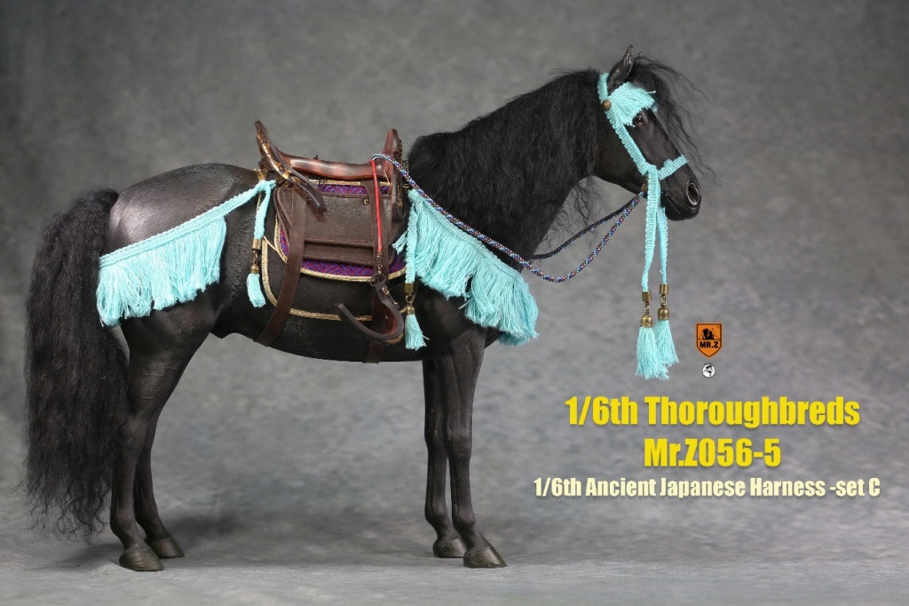 animal - NEW PRODUCT: Mr. Z: 1/6 simulation animal No. 56-Thoroughbred full set of 5 colors / Japanese style harness-4 colors 09162211