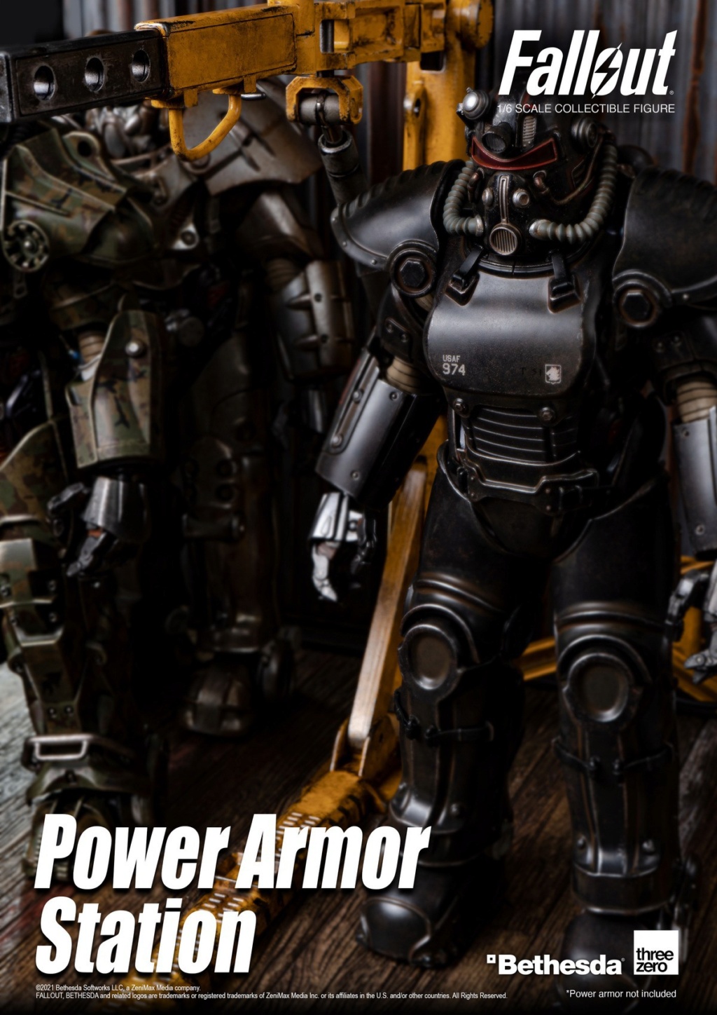 Diorama - NEW PRODUCT: Threezero: 1/6 Fallout/Radiation Series-Power Armor Workstation [Doll and Armor Not Included] 09242010