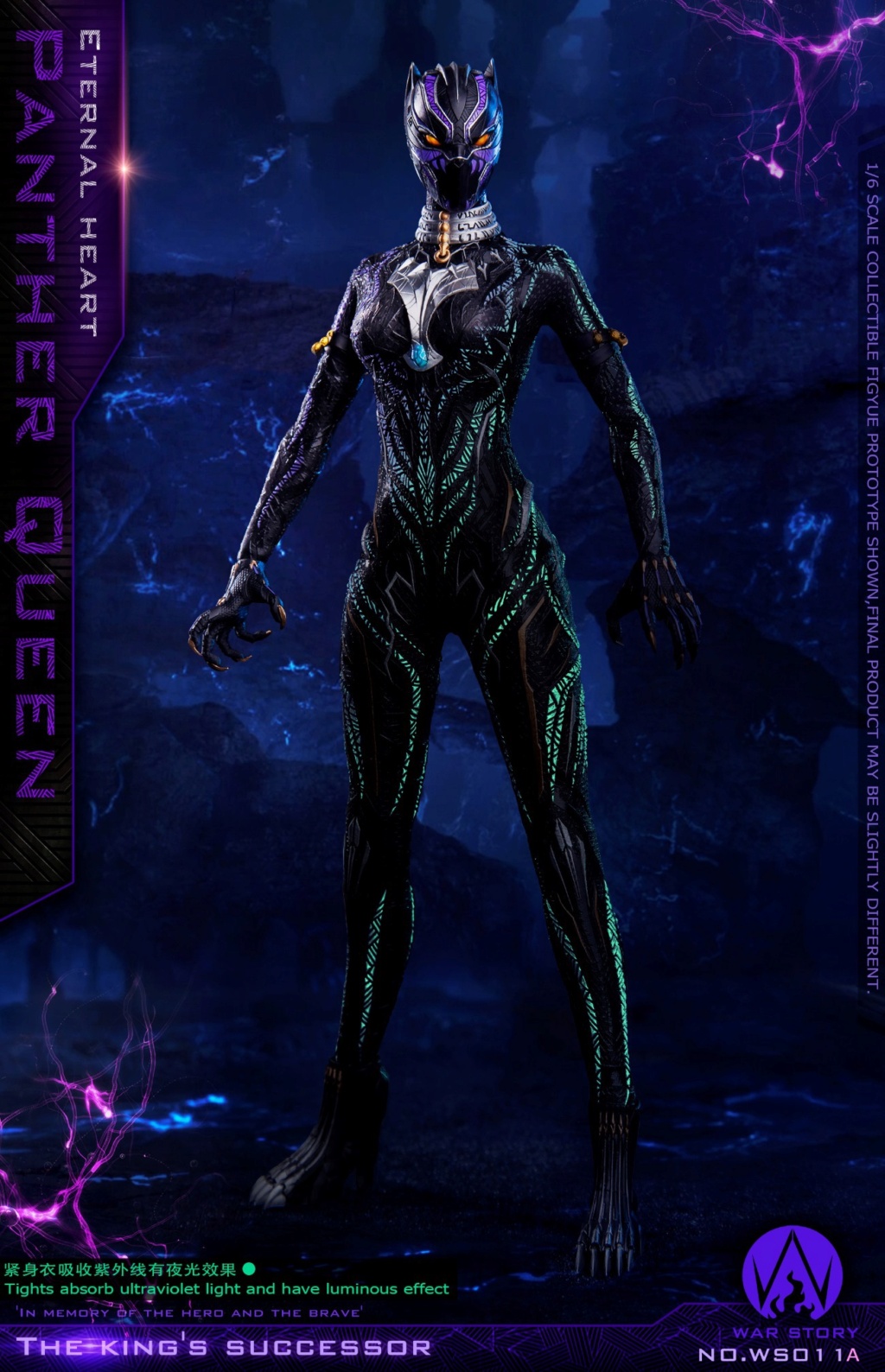movie-based - NEW PRODUCT: War Story: 1/6 Panther Queen Normal Edition WS011-A, Deluxe Edition WS011-B 09254510