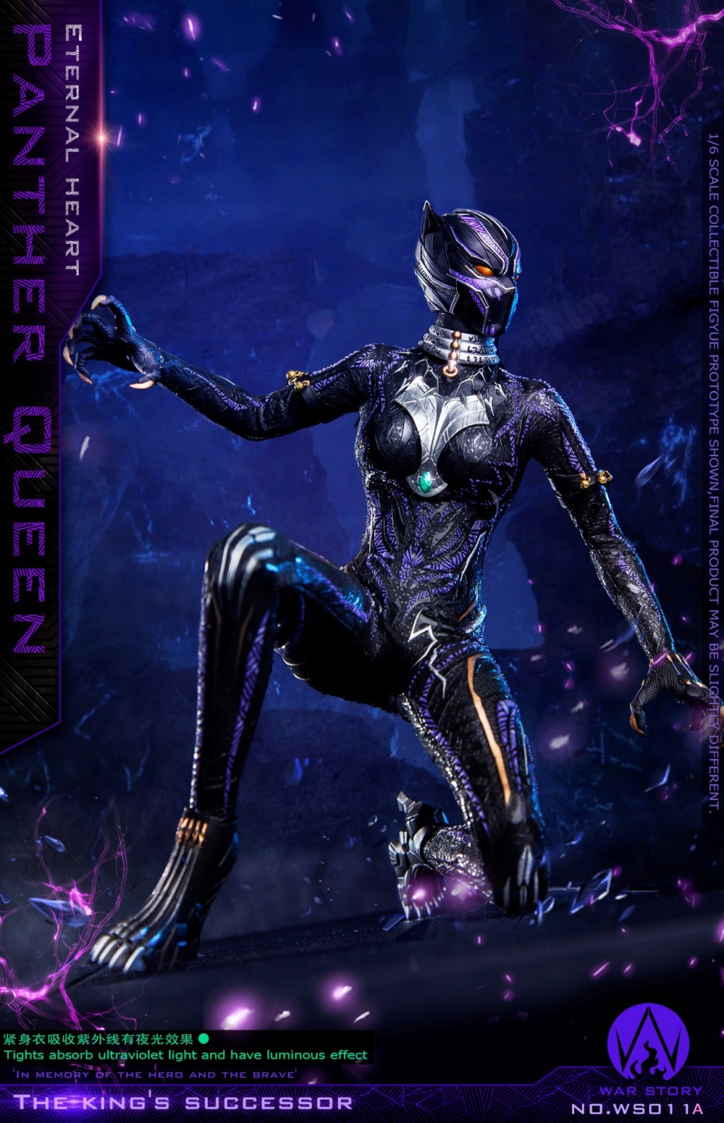 movie-based - NEW PRODUCT: War Story: 1/6 Panther Queen Normal Edition WS011-A, Deluxe Edition WS011-B 09260110
