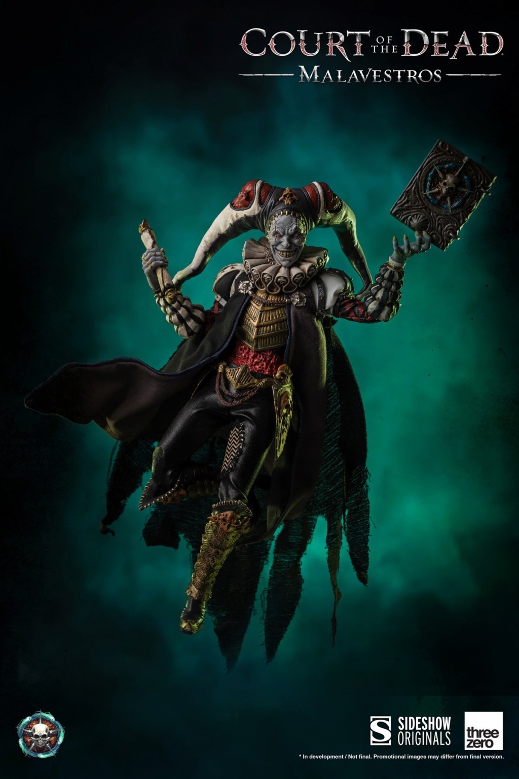 horror - NEW PRODUCT: Threezero & Sideshow: 1/6 scale "Court of the Dead" - Malavestros action figure 09295710