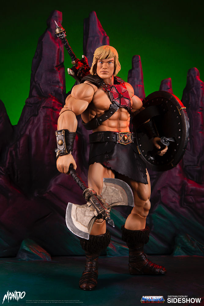 cartoon - NEW PRODUCT: Sideshow X Mondo: 1/6 "The Giant of the Universe" - He-Man / Seaman Movable (#904080) 09475010