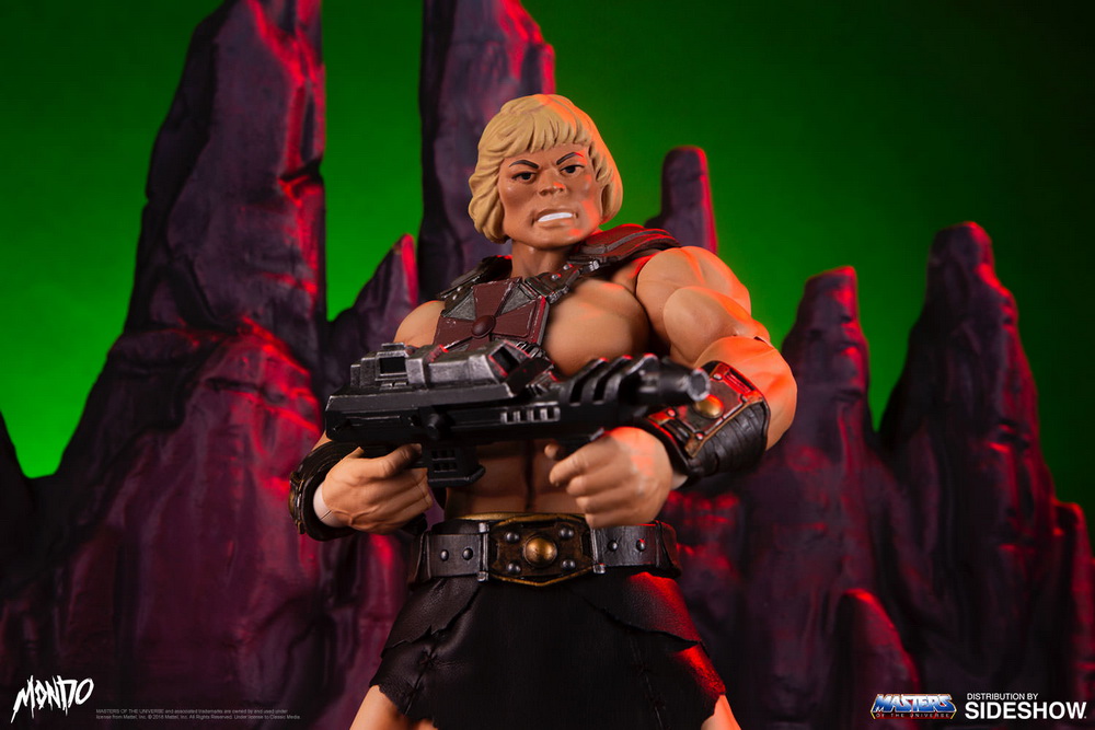 Cartoon - NEW PRODUCT: Sideshow X Mondo: 1/6 "The Giant of the Universe" - He-Man / Seaman Movable (#904080) 09481710