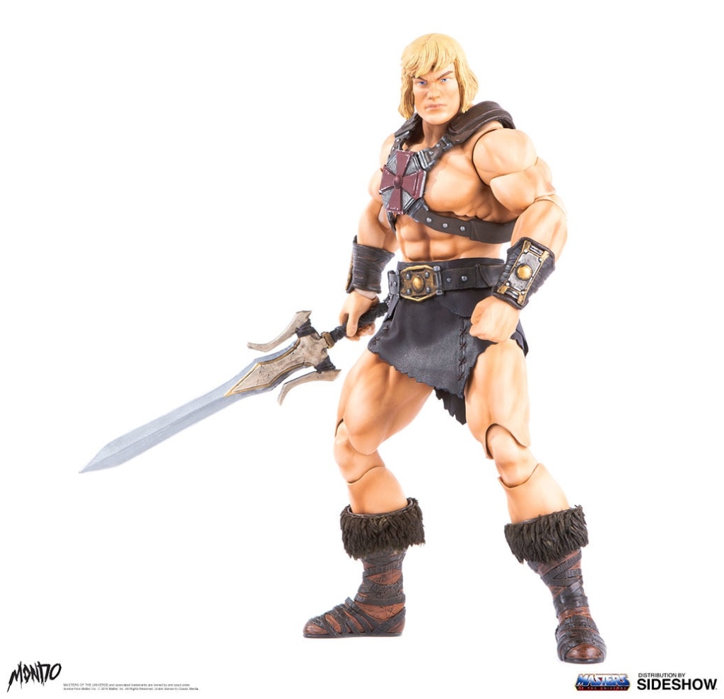 Cartoon - NEW PRODUCT: Sideshow X Mondo: 1/6 "The Giant of the Universe" - He-Man / Seaman Movable (#904080) 09493310