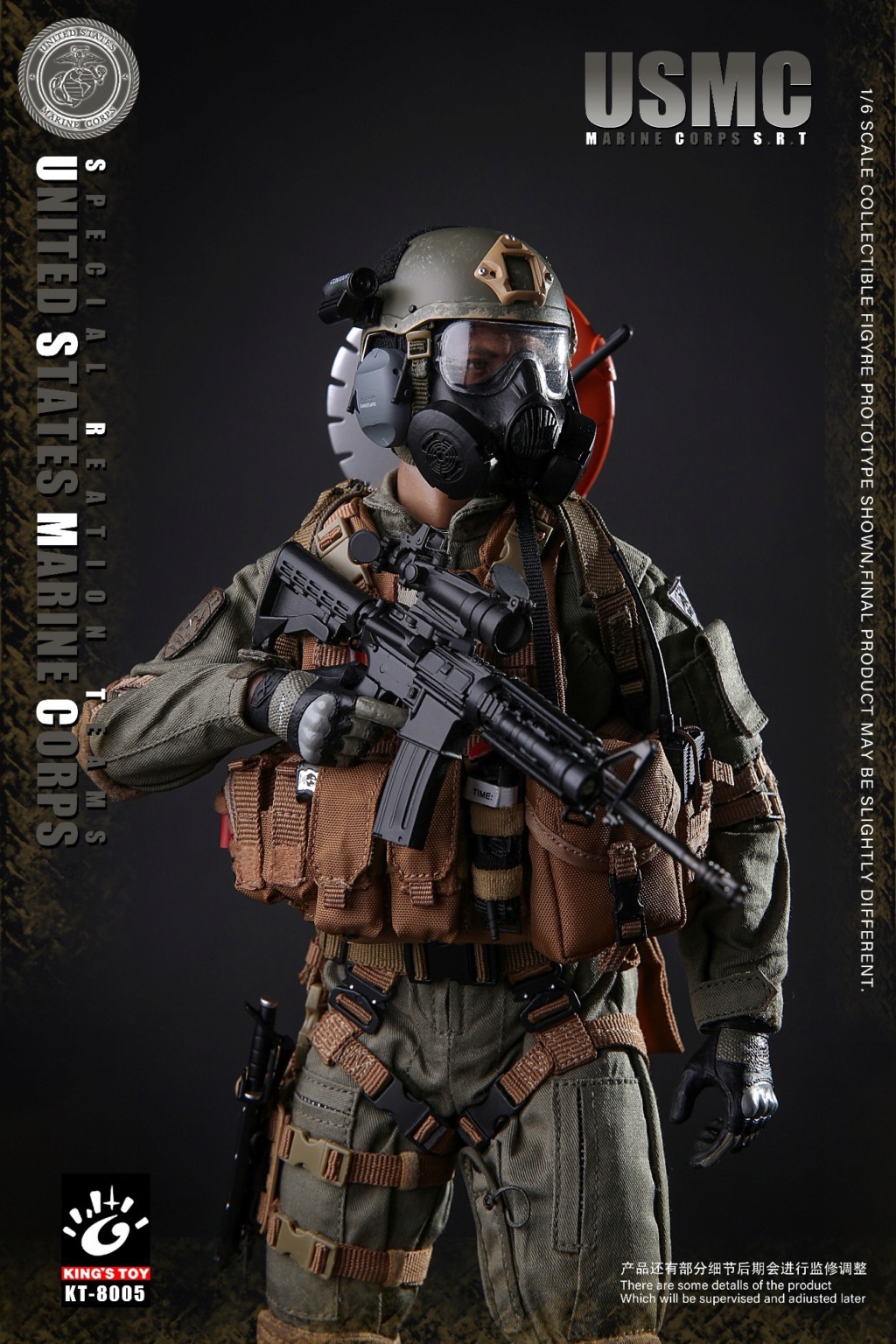 NEW PRODUCT: King's Toy: 1/6 USMC SRT US Marine Corps Special Response Team (#KT-8005) 09515911