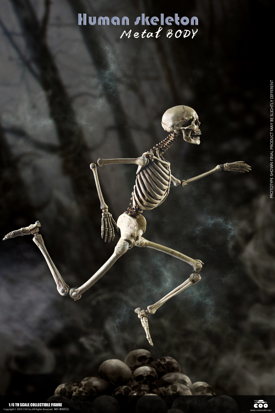 coomodel - NEW PRODUCT: COOMODEL: 1/6 Skeleton high movable body (all metal alloy material) BS011# 09572611