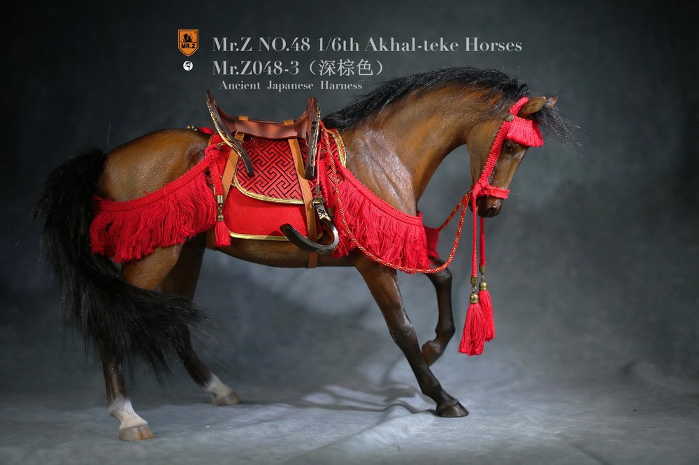 NEW PRODUCT: Mr. Z: 1/6th simulation animal No. 48 Akhal-teke Golden Horse (Blood Sweat BMW)-Full set of 6 colors 09585611