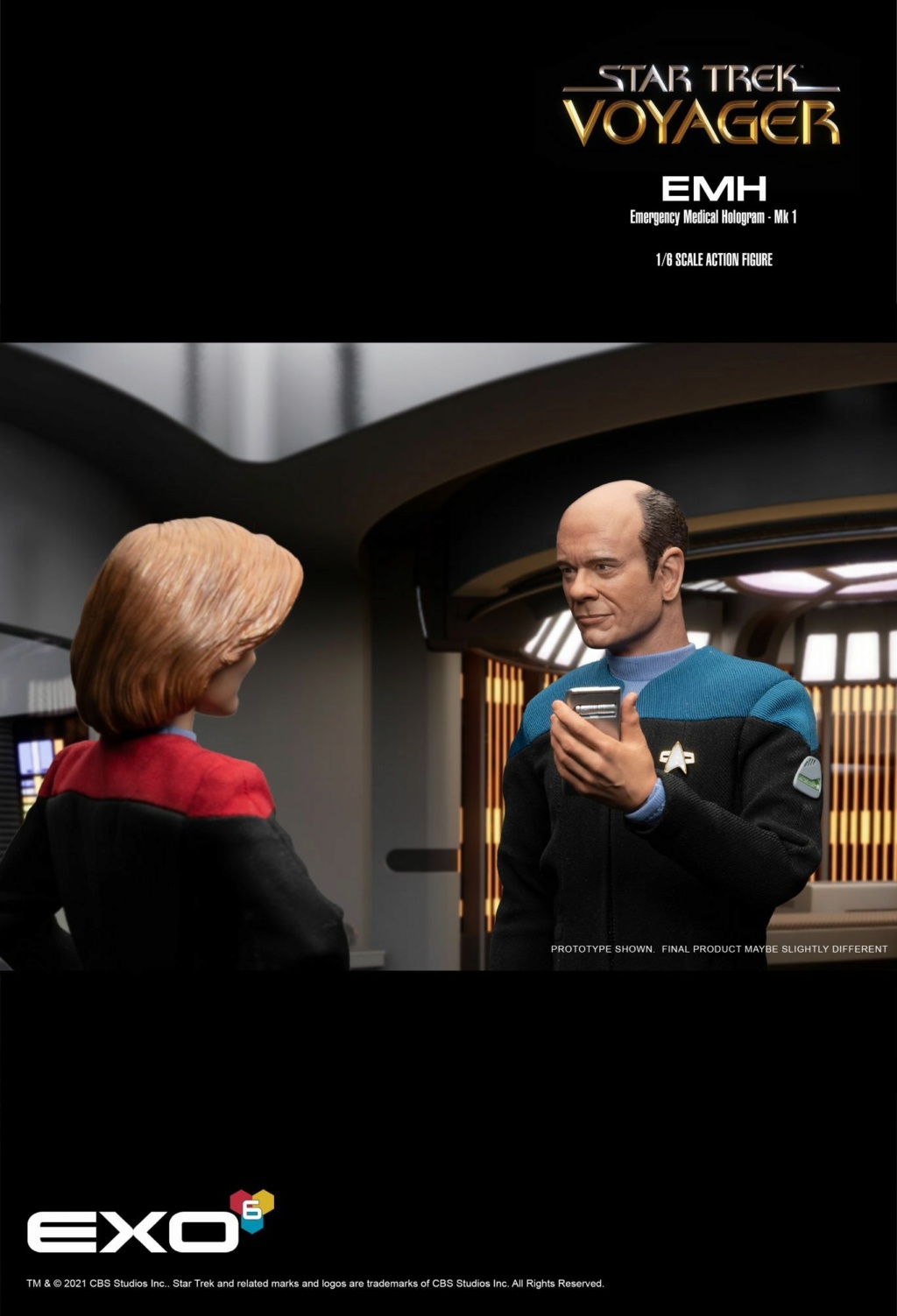 Voyager - NEW PRODUCT: Exo-6: The Doctor (Emergency Medical Hologram, EMH) 1/6 scale action figure  0e829810