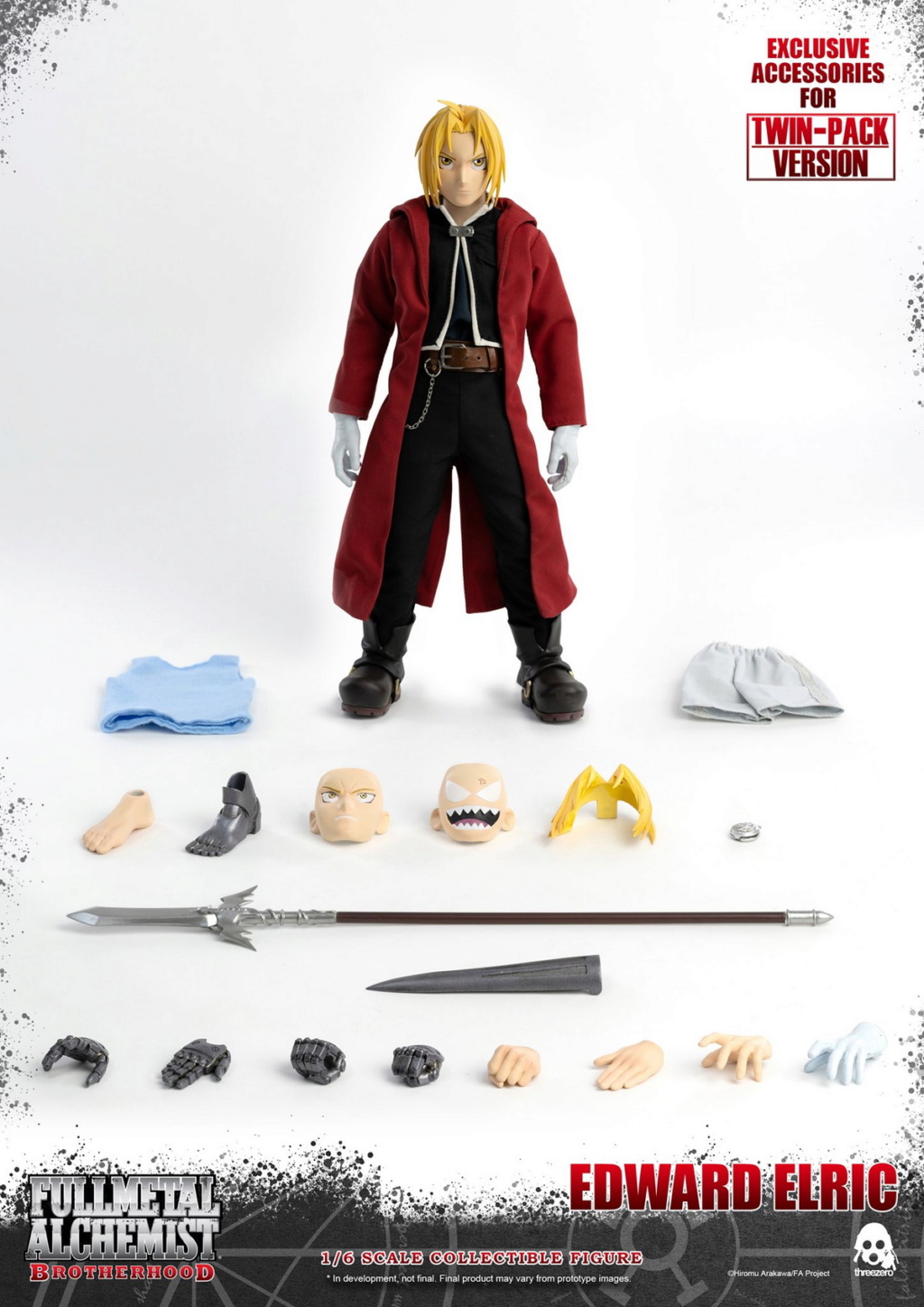 Stylized - NEW PRODUCT: ThreeZero: 1/6 "Fullmetal Alchemist" - Edward & Alphonse Single Edition & Double Set 10013710