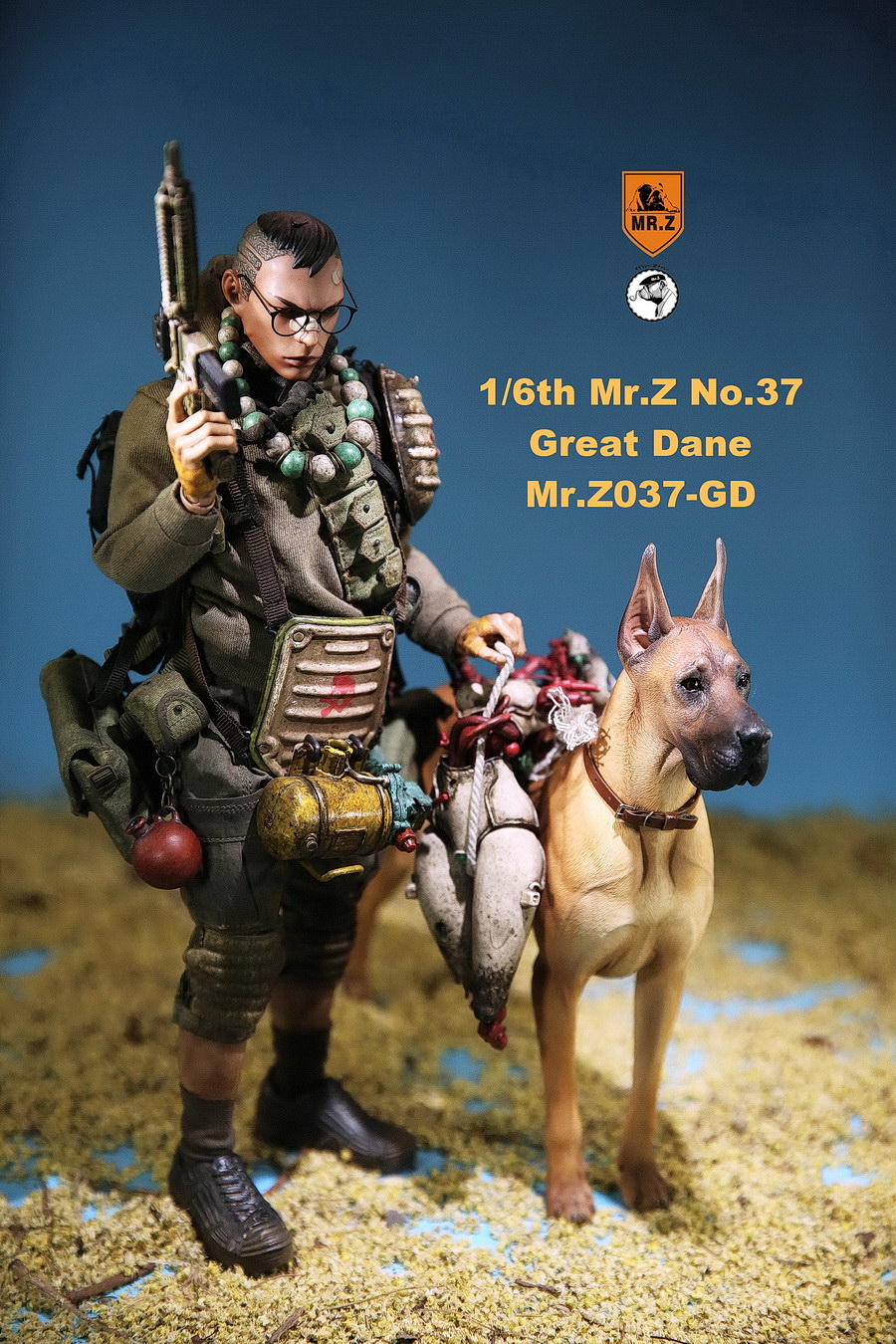 animal - NEW PRODUCT: Mr.Z: simulation animal 37th-1/6 ratio German Great Dane German Great Dane - full set of 6 colors 10030510