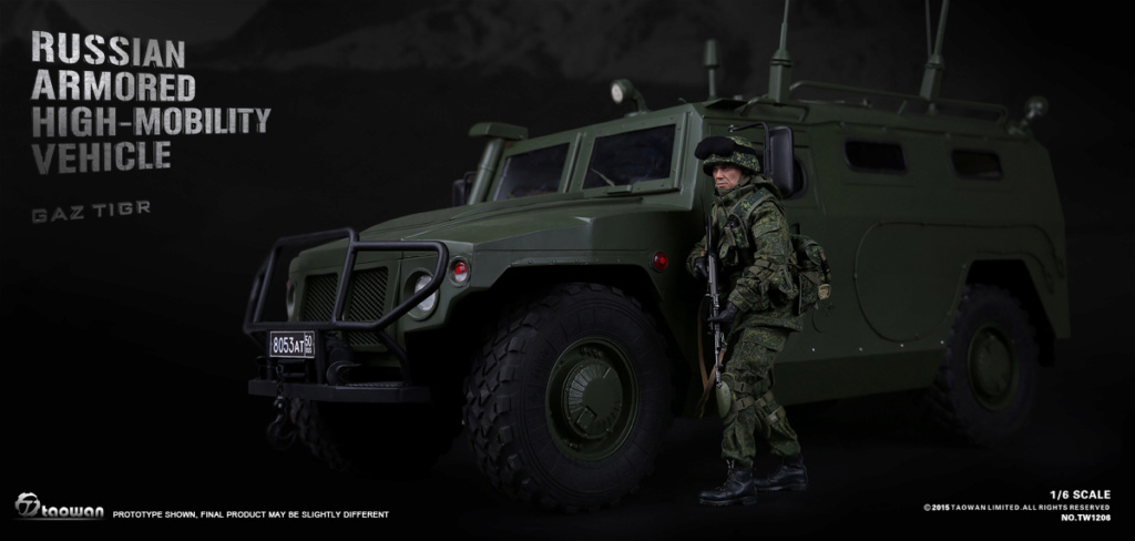 ModernMilitary - NEW PRODUCT: [GT-1206] 1/6 RUSSIAN ARMORED HIGH-MOBILITY VEHICLE by GO-TRUCK 1010