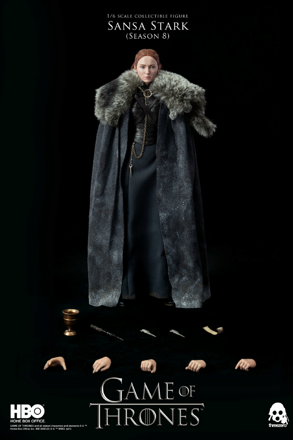 SansaStark - NEW PRODUCT: Threezero: 1/6 "A Song of Ice and Fire: Game of Thrones" Sansa Stark/Sansa Stark Action Figure 10184111