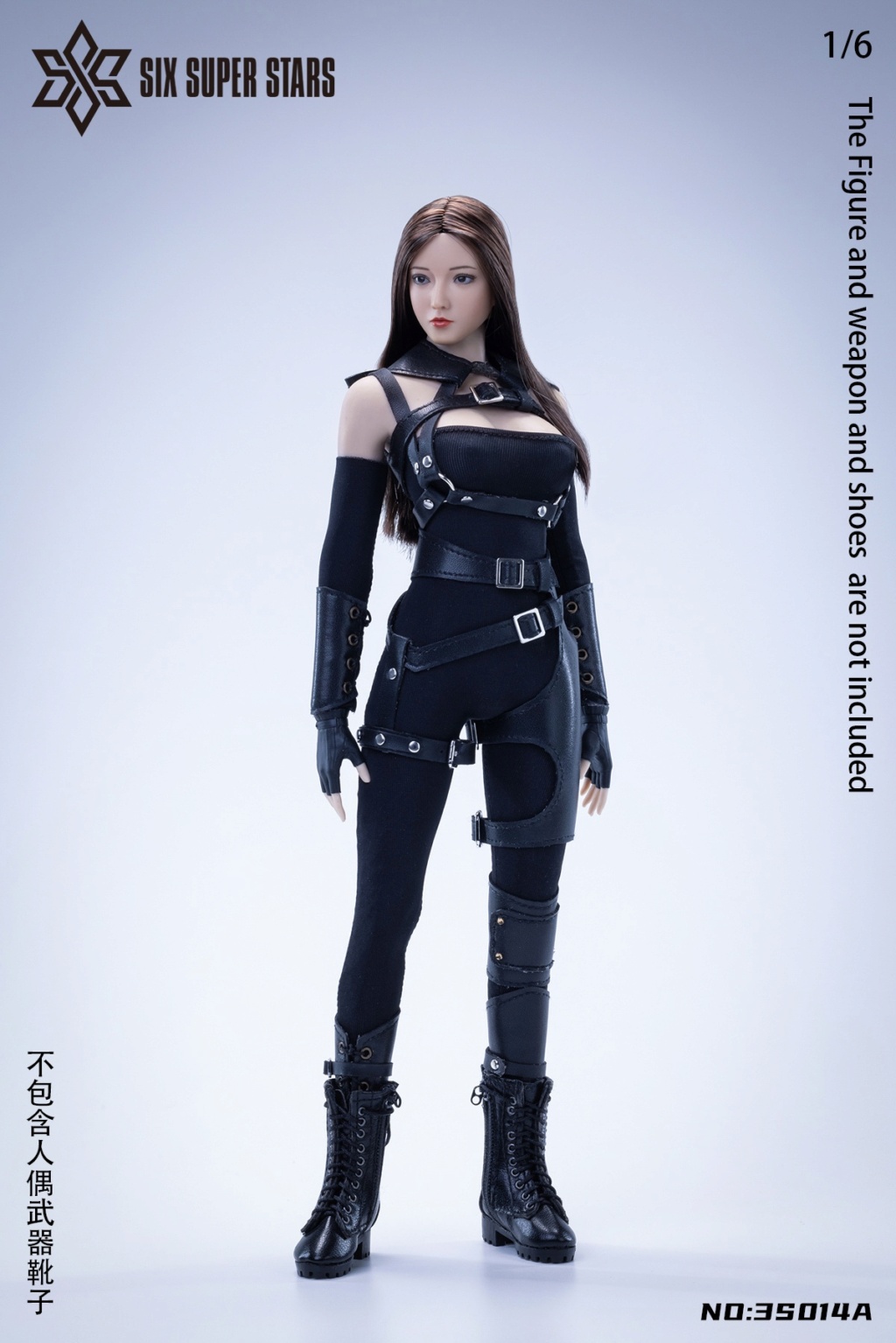 NEW PRODUCT: Six Super Stars: 1/6 Shooter Tights Female Soldier Dolls Without HeadCarving Gel Body 3S014A/B 10190411