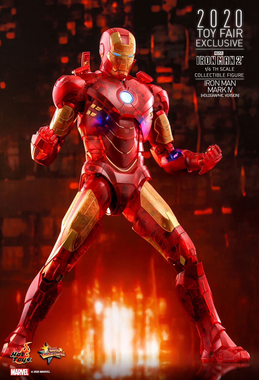 Hot toys Iron Man 2 - 1/6th scale Iron Man Mark IV (Holographic Version) Collectible Figure 10278
