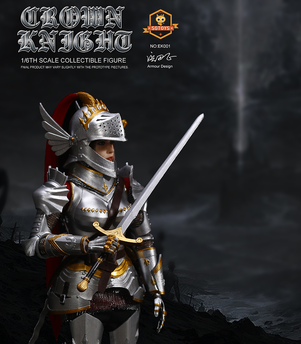 Accessories - NEW PRODUCT: [SGT-EK001] SGTOYS Lady Crown Knight 1:6 Boxed Figure 1030