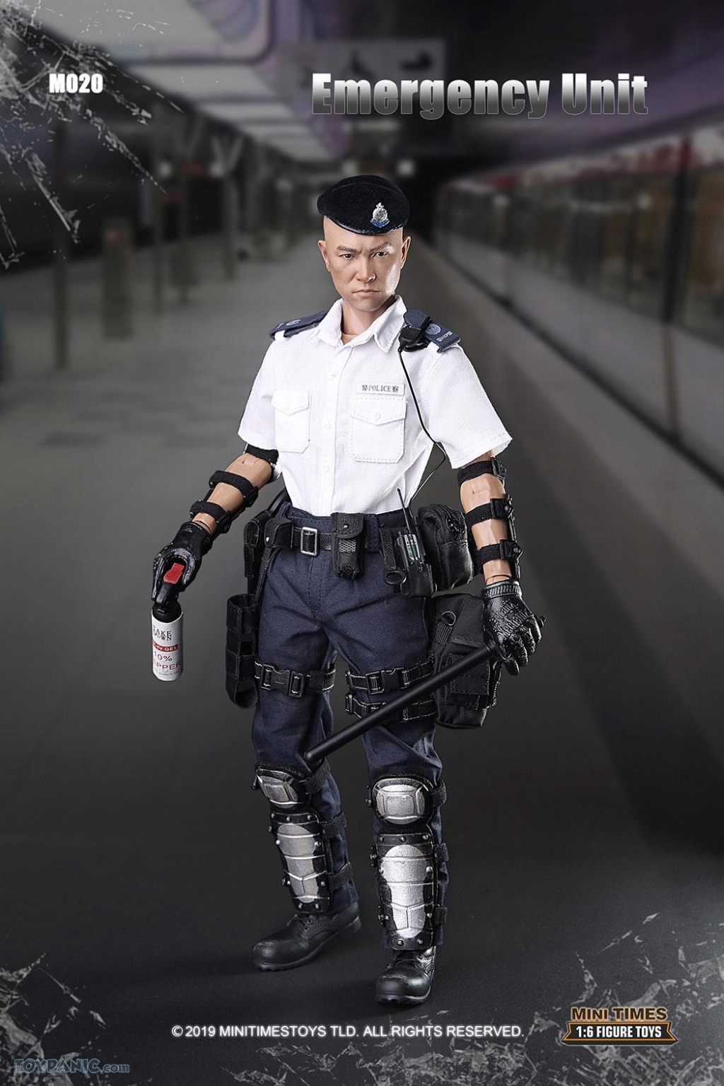 NEW PRODUCT: 1/6 scale Hong Kong Police Action Figure From Mini Times
