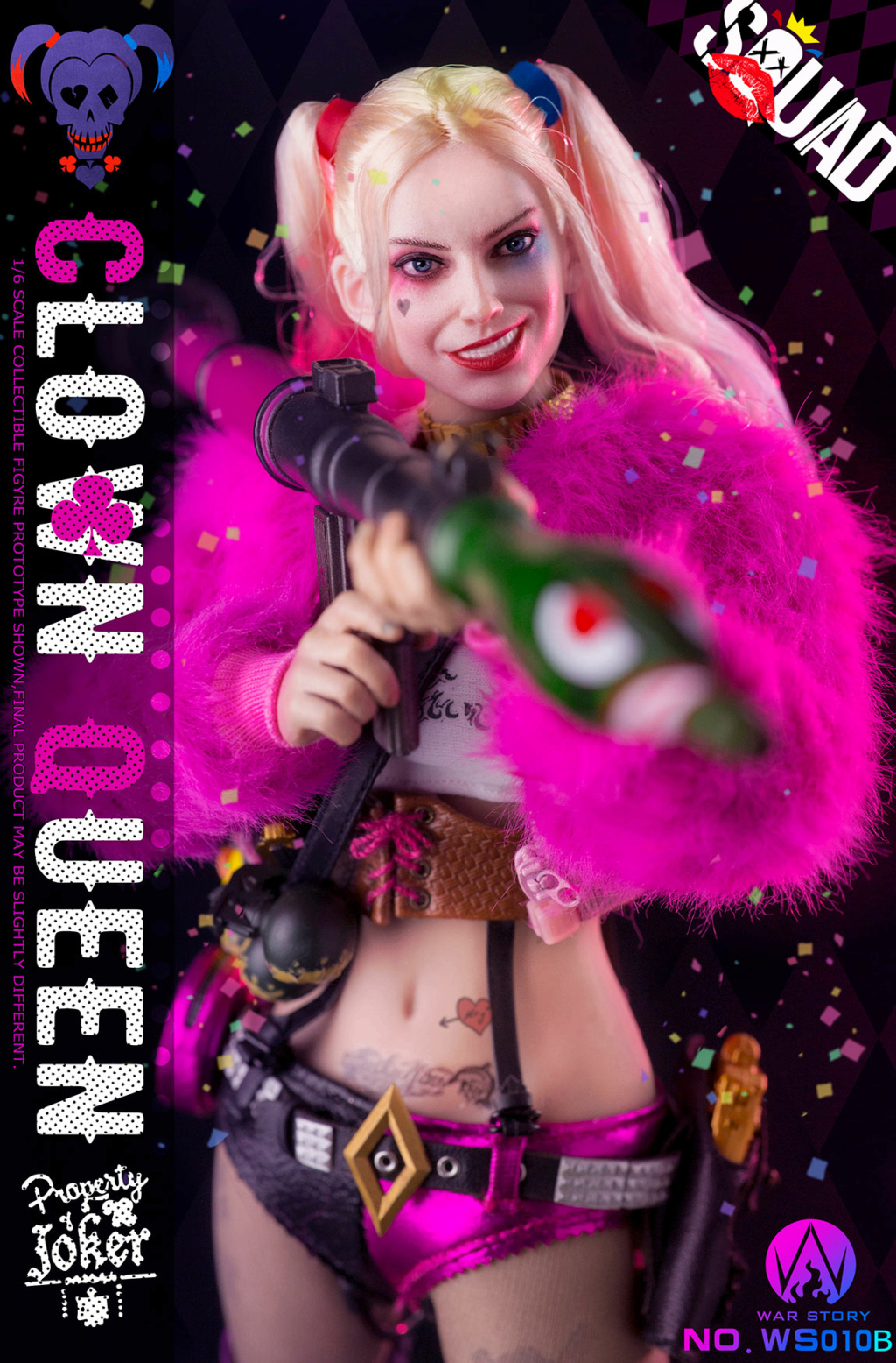 NEW PRODUCT: War Story: 1/6 Clown Queen Action Figure Normal Edition WS010-A, Deluxe Edition WS010-B 10365511