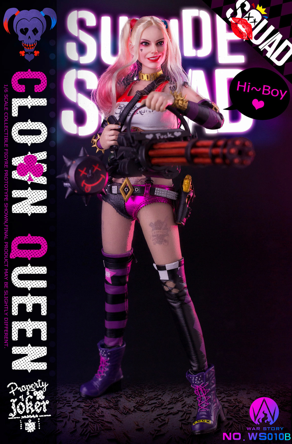 NEW PRODUCT: War Story: 1/6 Clown Queen Action Figure Normal Edition WS010-A, Deluxe Edition WS010-B 10365612
