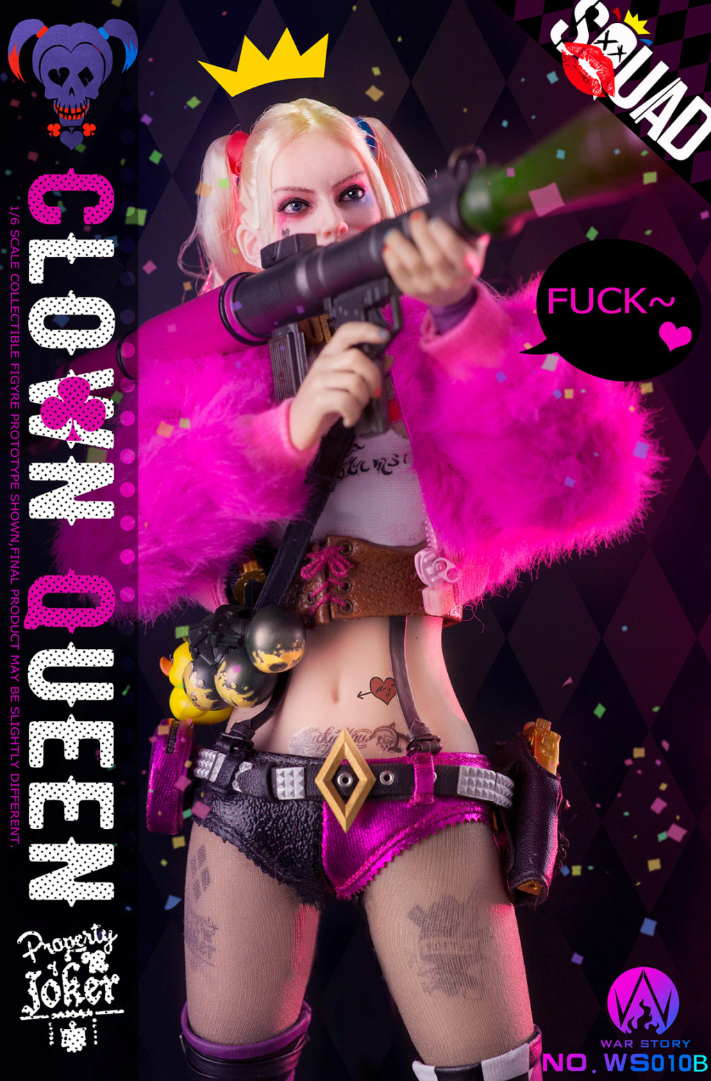 ClownQueen - NEW PRODUCT: War Story: 1/6 Clown Queen Action Figure Normal Edition WS010-A, Deluxe Edition WS010-B 10365613