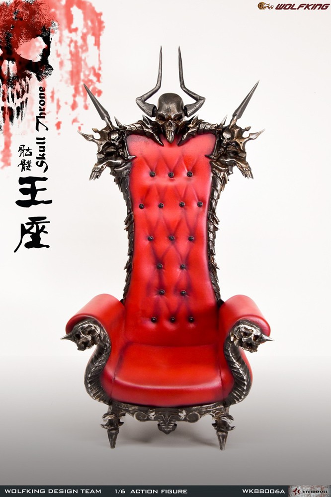 chair - NEW PRODUCT: WolfKing: 1/6 Skull Throne scene decoration-WK88006A 10385510