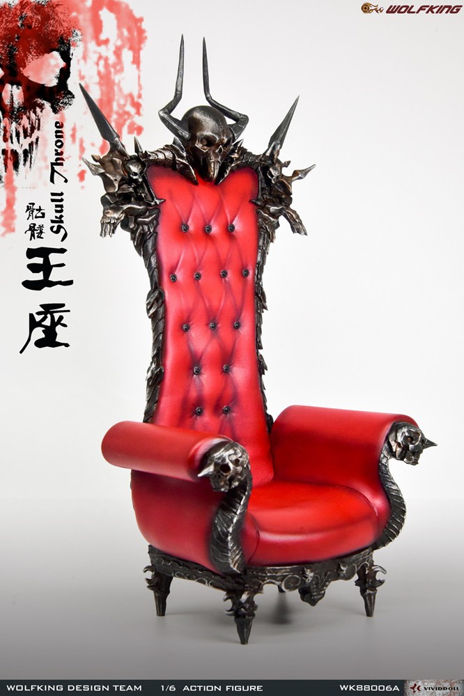 decoration - NEW PRODUCT: WolfKing: 1/6 Skull Throne scene decoration-WK88006A 10385610