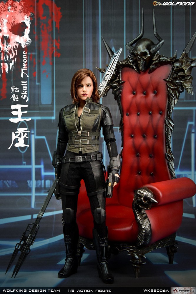 chair - NEW PRODUCT: WolfKing: 1/6 Skull Throne scene decoration-WK88006A 10385611