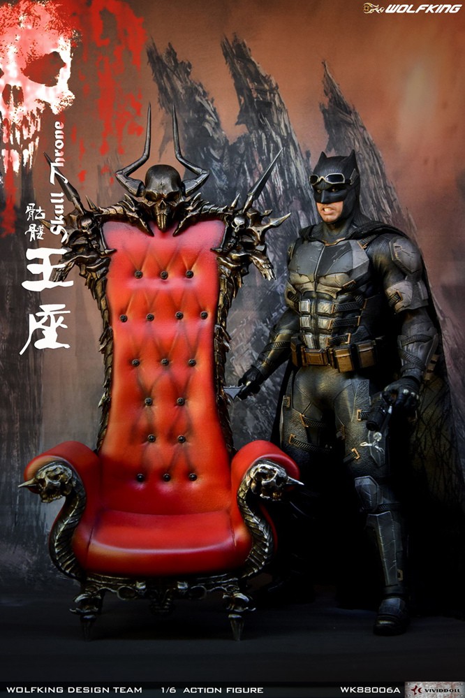 diorama - NEW PRODUCT: WolfKing: 1/6 Skull Throne scene decoration-WK88006A 10385910