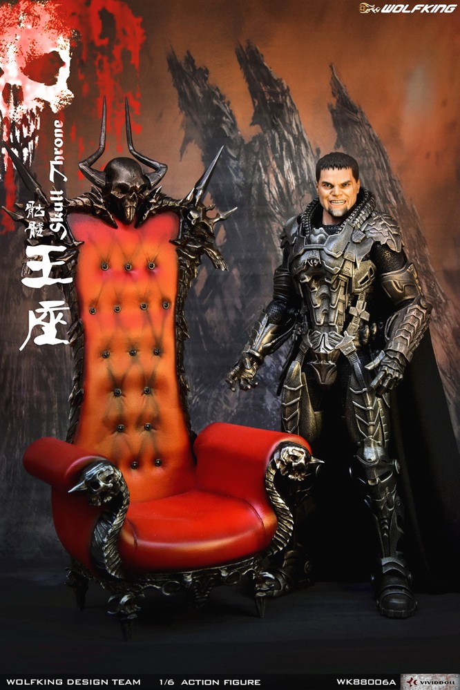 diorama - NEW PRODUCT: WolfKing: 1/6 Skull Throne scene decoration-WK88006A 10390010