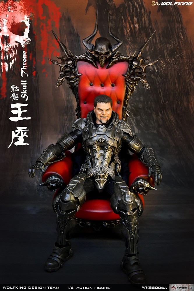 decoration - NEW PRODUCT: WolfKing: 1/6 Skull Throne scene decoration-WK88006A 10390110