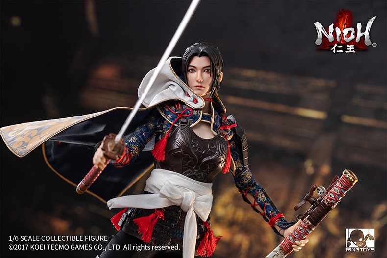 Soldier - NEW PRODUCT: Ring Toys: 1/6 Genuine License "Nioh"-Tachibana Chiyo Movable Female Soldier Doll#RT013 10422312