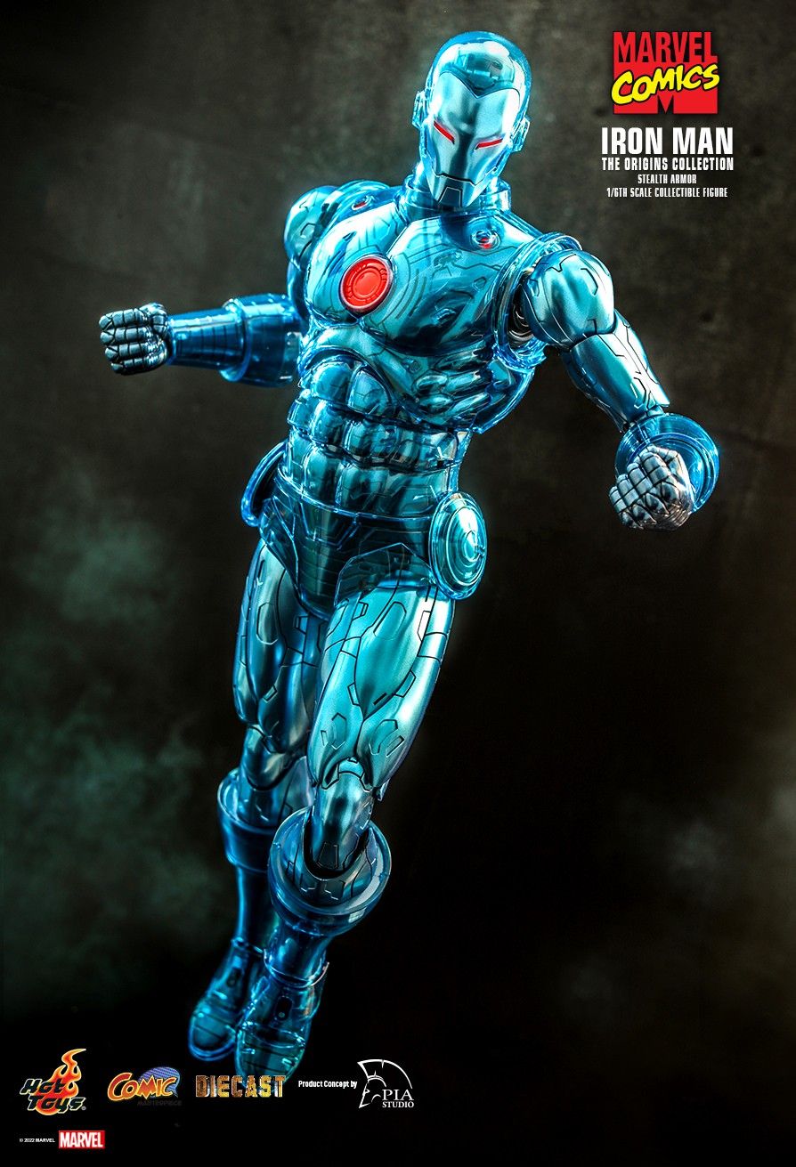 68 - NEW PRODUCT: HOT TOYS: MARVEL COMICS IRON MAN (STEALTH ARMOR) [THE ORIGINS COLLECTION] 1/6TH SCALE COLLECTIBLE FIGURE 10480