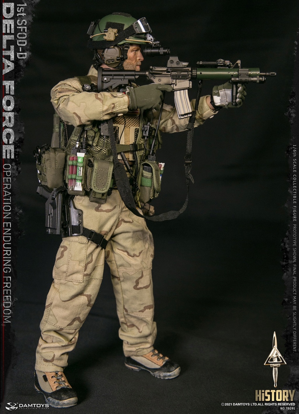 1stSFOD-D - NEW PRODUCT: DAMTOYS: 1/6 Delta Forces 1st SFOD-D Operation Enduring Freedom #78091 10520010