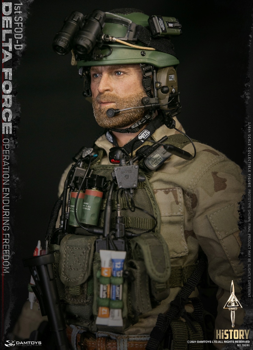 NEW PRODUCT: DAMTOYS: 1/6 Delta Forces 1st SFOD-D Operation Enduring Freedom #78091 10521610