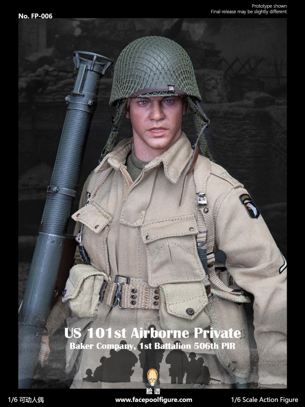 PrivateFirstClass - NEW PRODUCT: Facepool: WWII US 101st Airborne Division First Class FP006 + Ranger Accessory Pack FP004C 10551510