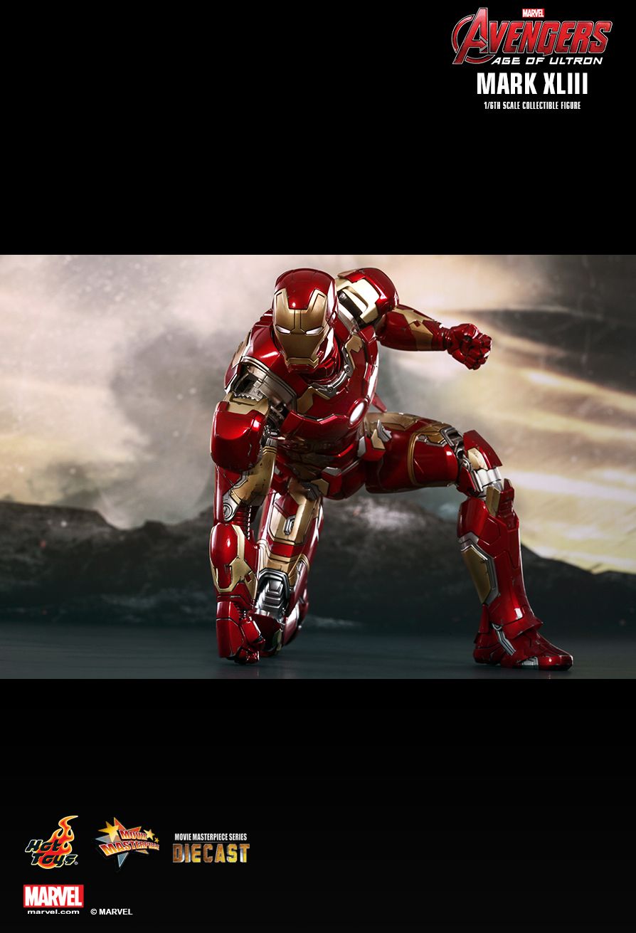 avengers - NEW PRODUCT: HOT TOYS: AVENGERS: AGE OF ULTRON MARK XLIII 1/6TH SCALE COLLECTIBLE FIGURE 1068