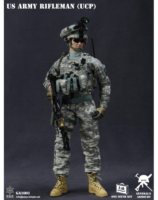 male - NEW PRODUCT: General's Armoury: GA1001 1/6 Scale US ARMY Rifleman (UCP) 11-52822