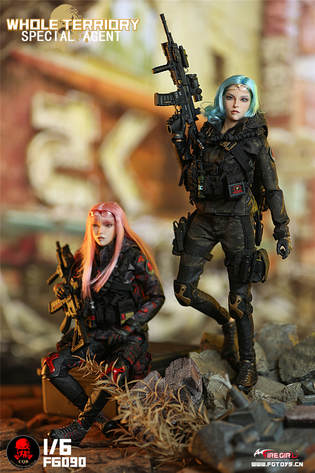 NEW PRODUCT: Fire Girl Toys: 1/6 Agent CQB Tactical Squad [FG090(A/B)] 11001111