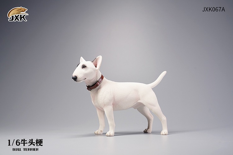 BullTerrier - NEW PRODUCT: JXK Studio: 1/6 JXK066 Recumbent Shiba Inu and jxk067 Bull Terrier 11023711