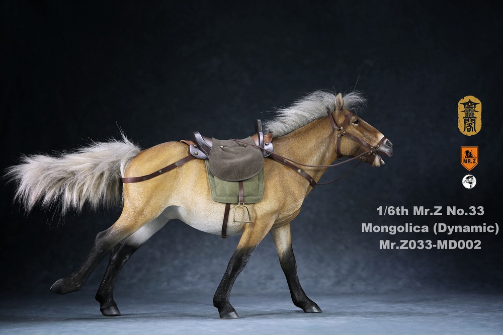 horse - NEW PRODUCT: Mr.Z (*Air Lingge cooperation model) simulation animal 33rd bomb-1/6 Mongolian horse (dynamic) full set of 5 colors 11050810