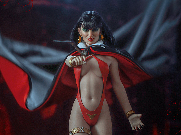 NEW PRODUCT: TBLeague: Vampirella (Caroline Munro 50th Anniversary Edition) 1/6 Scale Exclusive Figure 11052