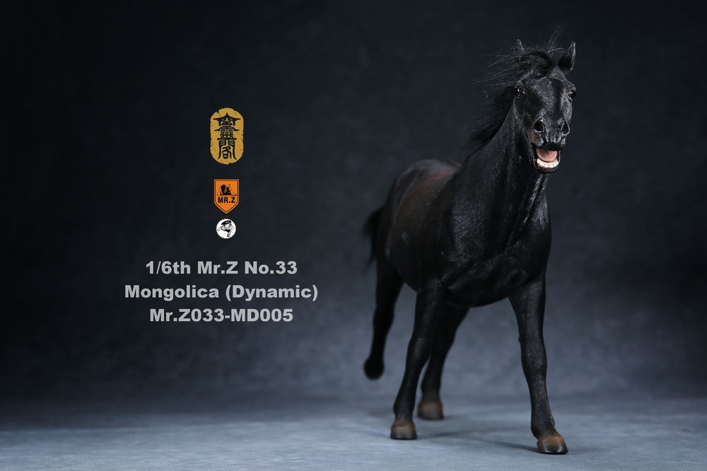 NEW PRODUCT: Mr.Z (*Air Lingge cooperation model) simulation animal 33rd bomb-1/6 Mongolian horse (dynamic) full set of 5 colors 11082210