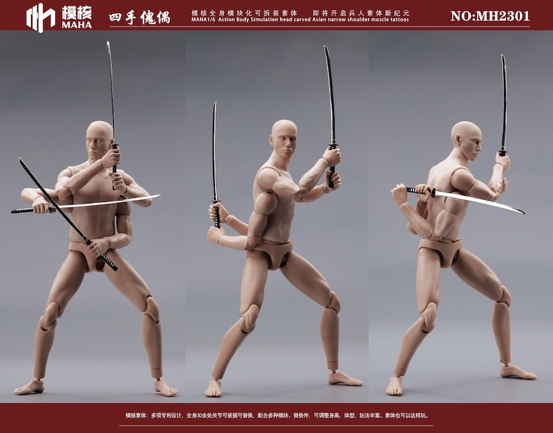 NEW PRODUCT: Modelcore: 1/6 modular male body and one-piece arm accessory package ~ and a preview of future series accessory packages ~ 11093514
