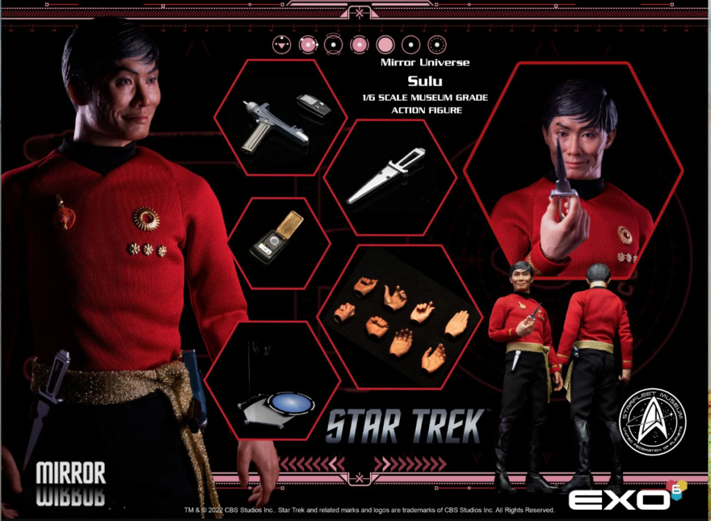 TV - NEW PRODUCT: EXO-6: 1/6 scale Star Trek: The Original Series SULU – MIRROR UNIVERSE Action Figure 1110